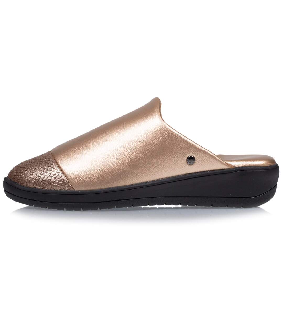 Isotoner Chaussons Mules femme ultra confortables et légères, faciles à enfiler, talon de 4,5 cm-3