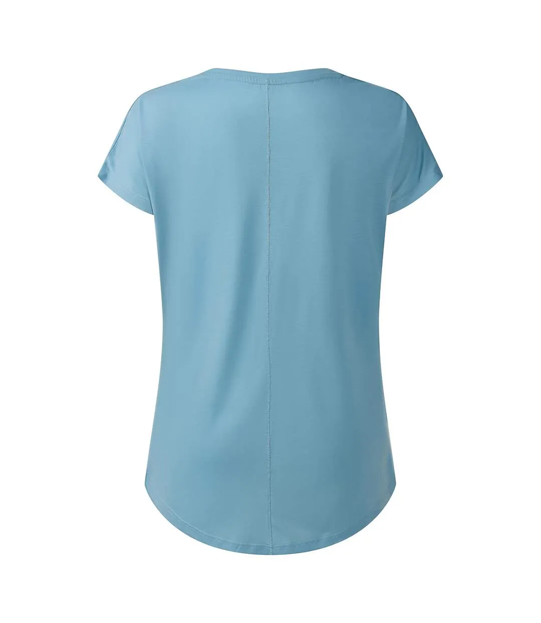 Womens/ladies Serenity Abstract Mountain T-shirt Nordic Blue Dare 2B-3