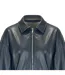 Womens/ladies Faux Leather Bomber Jacket Black Jack Wills-3