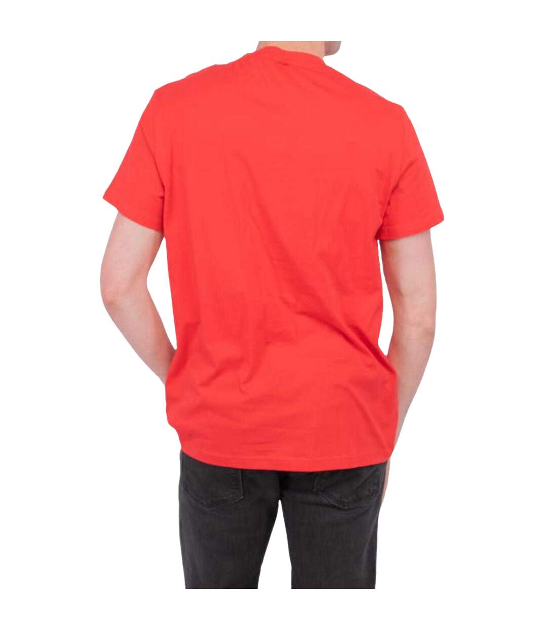 T-shirt Motif/style Logo Homme Rouge Boss-3