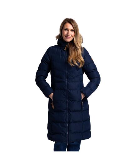 Womens/ladies Audrey Padded Jacket Navy Trespass