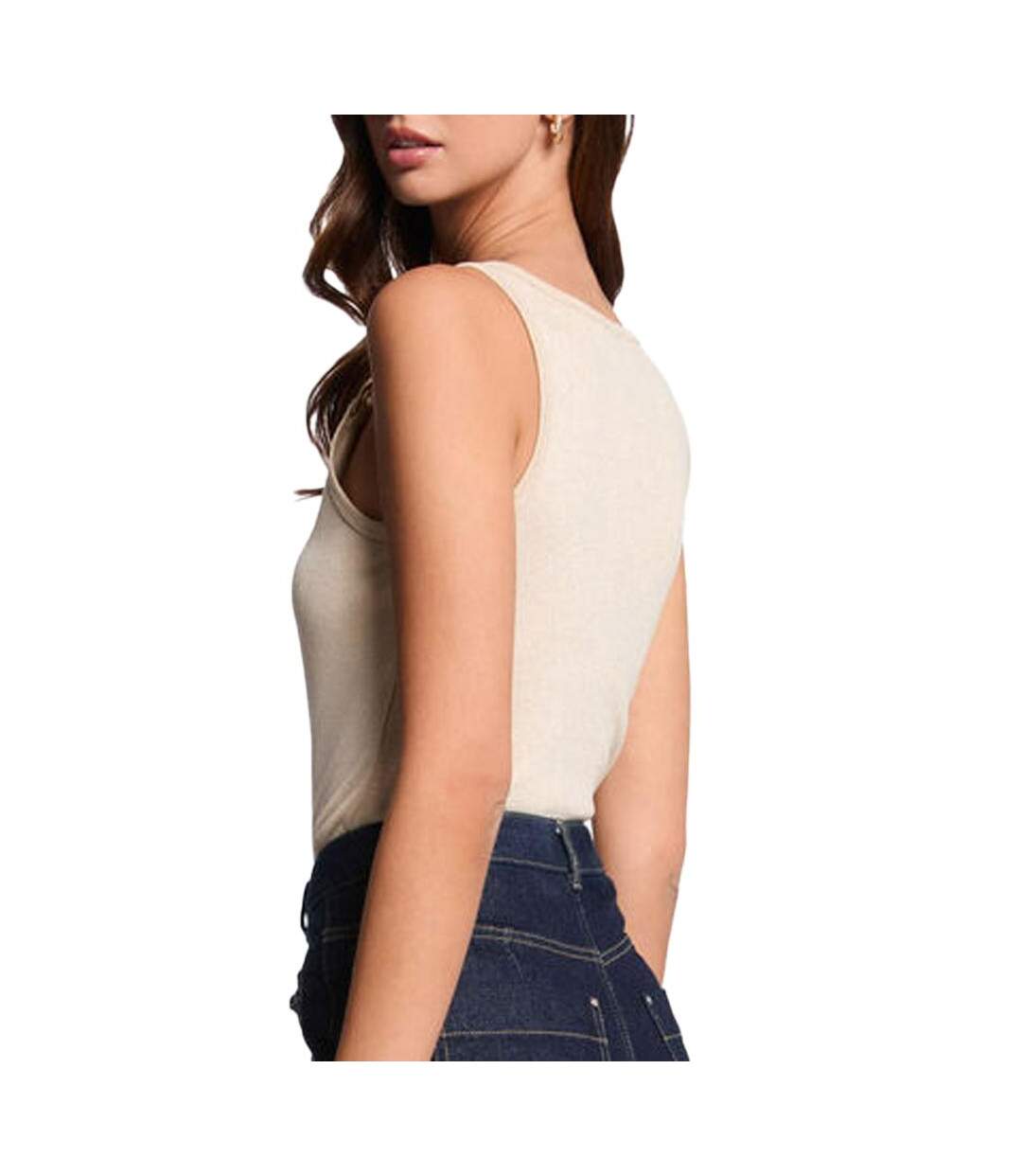 Débardeur beige femme morgan didoni - l-3