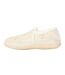 Womens/ladies Tweed Casual Slippers White Toms-2