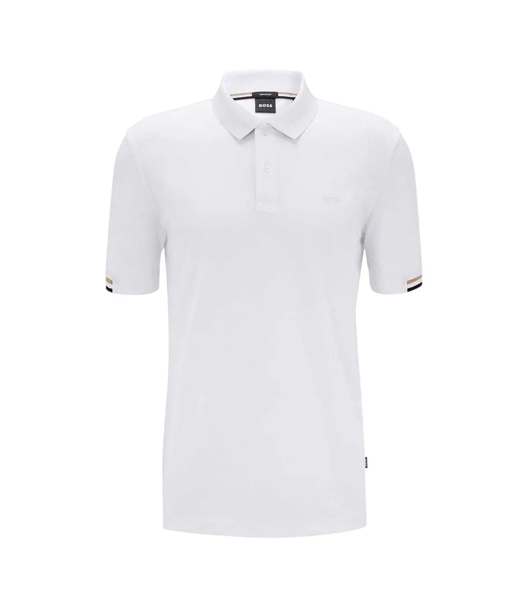 Polo Parlay Homme Blanc Boss-2