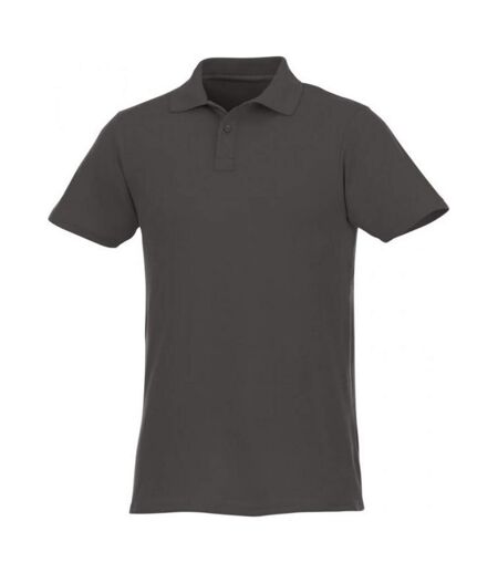 Elevate Mens Helios Short Sleeve Polo Shirt (Storm Gray)