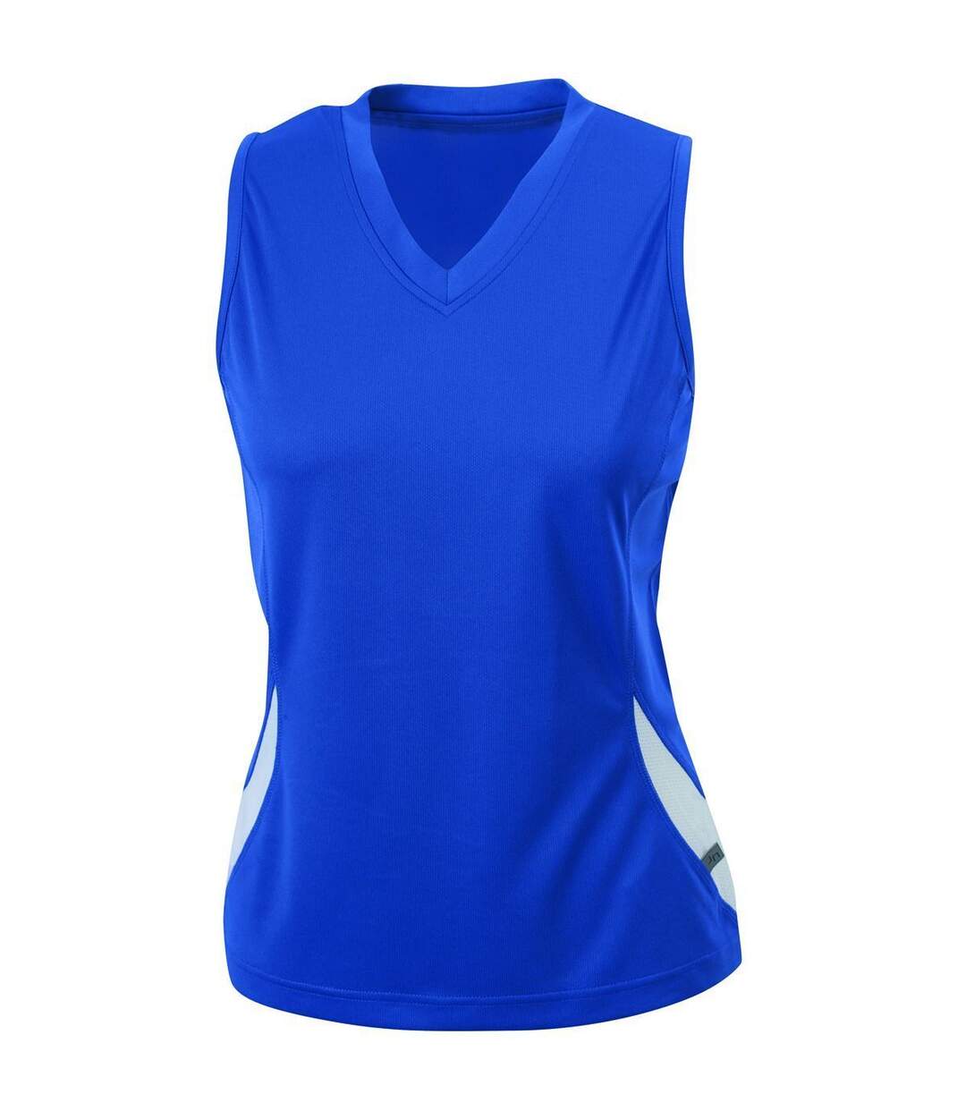 Débardeur running respirant JN315 - bleu roi et blanc - FEMME-1