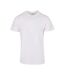 T-shirt Basic Homme Blanc Build Your Brand-1