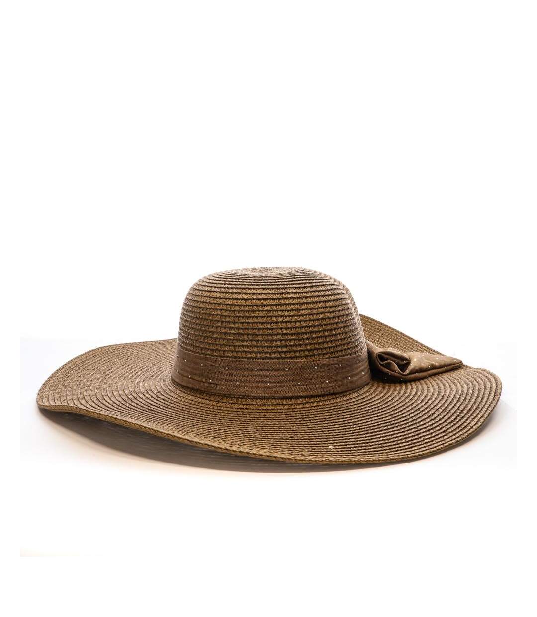 Chapeaux marron  femme via lorenzo capeline ivoire-1