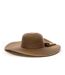 Chapeaux marron  femme via lorenzo capeline ivoire-1