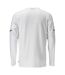 T-shirt Manches Longues Customised Homme Blanc Mascot-2