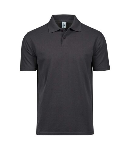 Tee Jays Mens Power Pique Organic Polo Shirt (Dark Grey) - UTPC4728