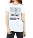 Disney - T-shirt CARS LIGHTNING MCQUEEN BLUEPRINT - Femme (Blanc) - UTBI16072-3