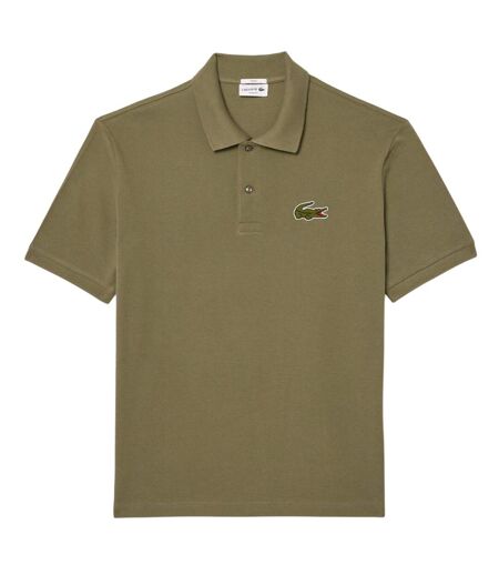Polo Style Badge L.12.12 Adulte Vert Kaki Lacoste