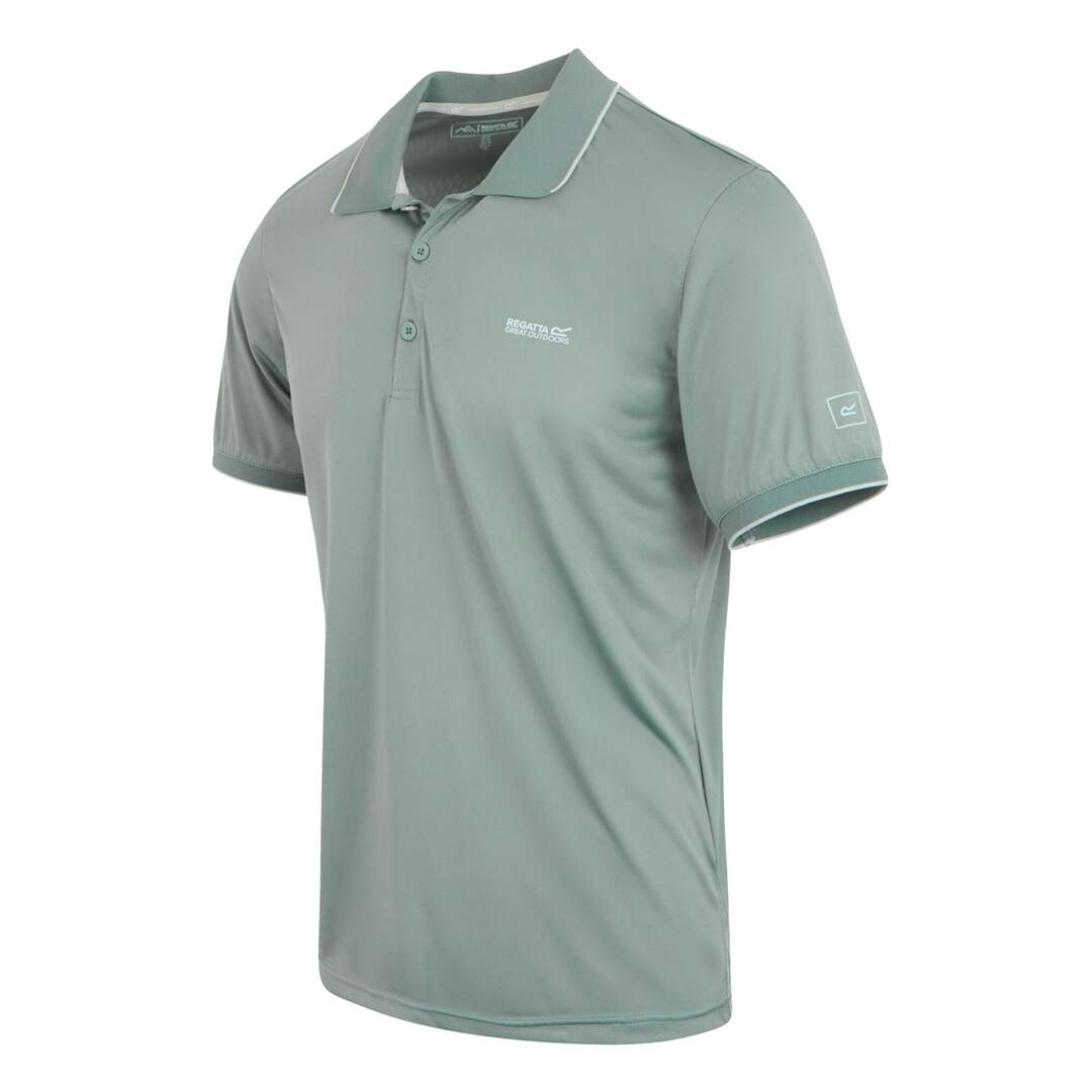 Mens remex ii polo shirt glacier solid Regatta-2