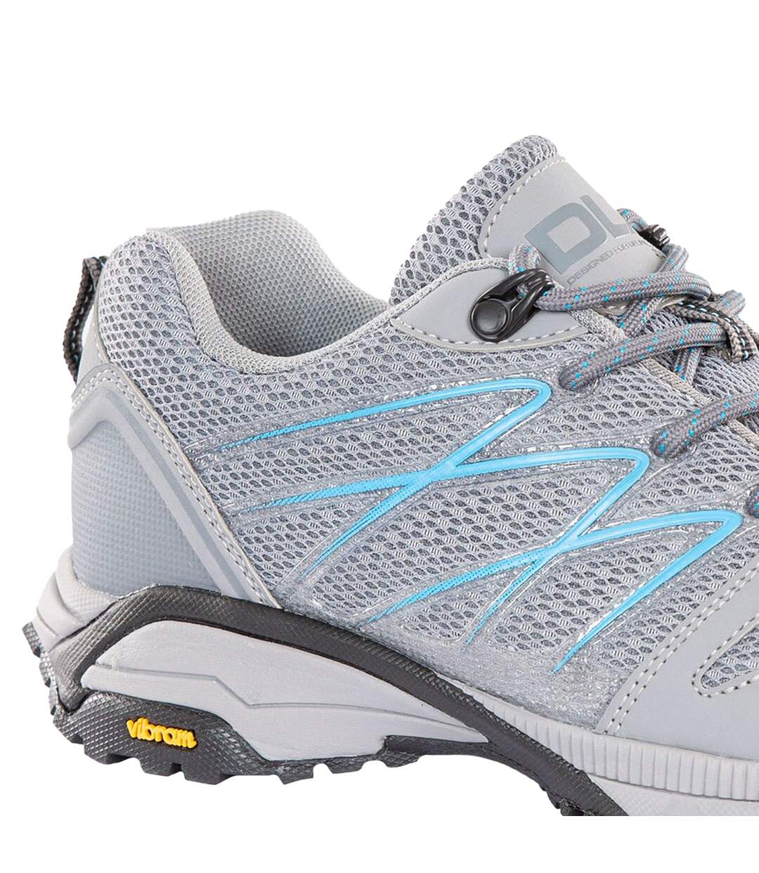 Womens/ladies Zindzi Dlx Walking Shoes Grey Trespass-3