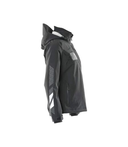 Womens/ladies Accelerate Shell Jacket Black Mascot