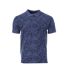 Polo Bleu Homme RMS26 Tropical Fondu - L