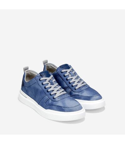 Cole Haan Mens GrandPro Rally Canvas Court Trainers (Insignia Blue/Optic White) - UTFS10653