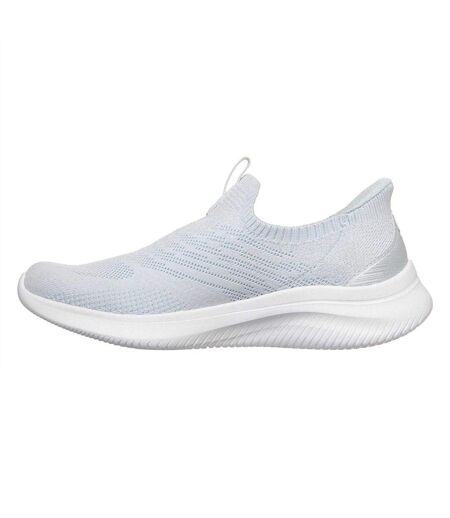Baskets Ultra Flex Femme Bleu Clair Skechers