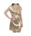 Robe doré femme deeluxe line-1