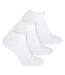 3 Pack Womens 100% Cotton Trainer Socks-1