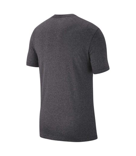 Mens Futura Chest Logo T-shirt Grey Black Nike