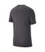 Mens Futura Chest Logo T-shirt Grey Black Nike-3