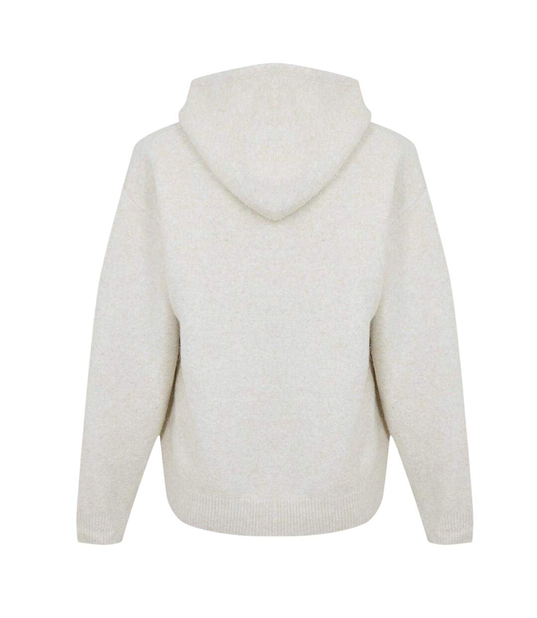 Mens Wool Blend Soft Full Zip Hoodie Beige Couture Club-3