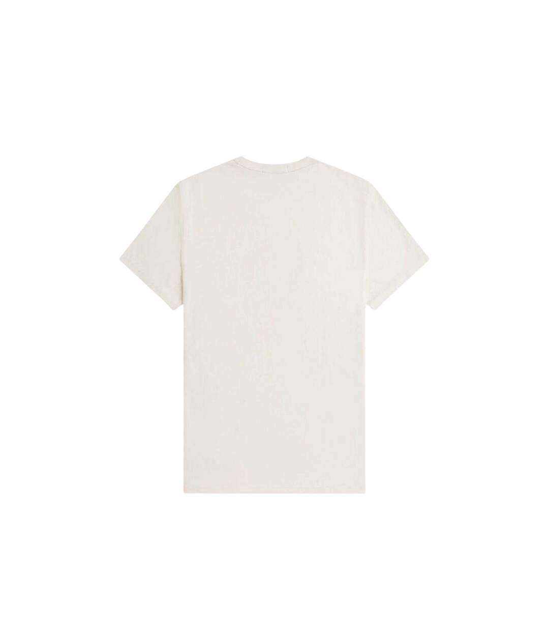T-shirt Motif/style Logo Couronne Homme Écru Fred Perry-4