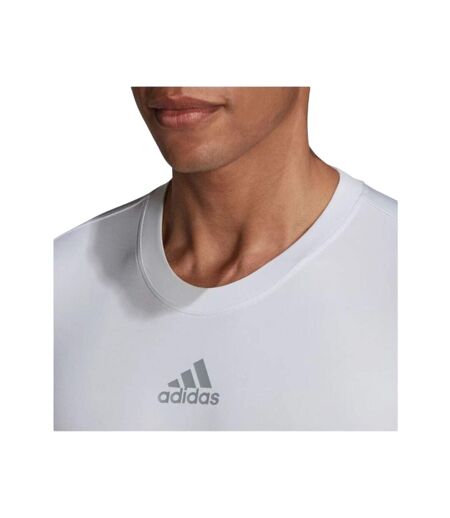 T-shirt Manches Longues Homme Blanc Adidas