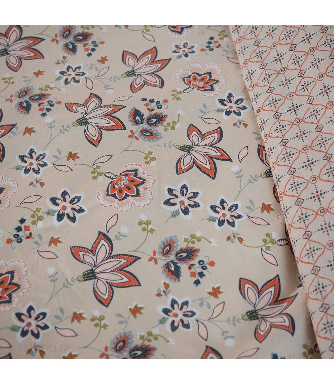 Parure de lit DENIA coton  Taie 63x63 cm-5
