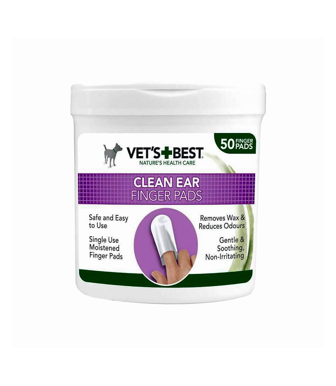 Pack of 5  Dog ear cleaner 0 one size purple/green/white Vets Best-2