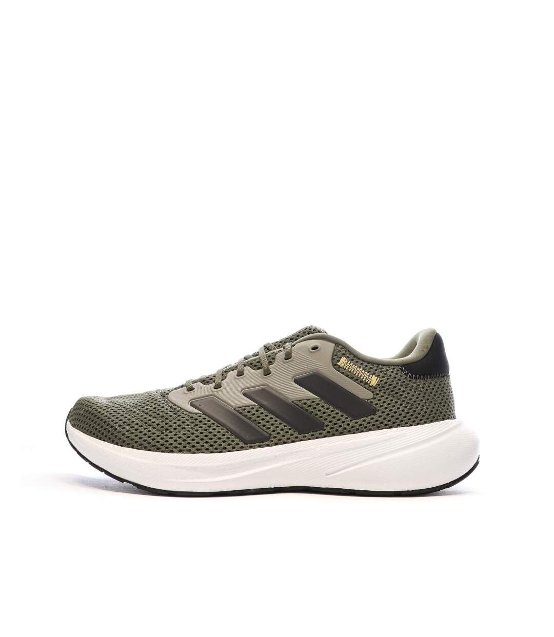 Chaussures de running kaki homme adidas response runner u ig1396-1