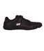 Womens/ladies Fulham Leather Hook And Loop Trainers Black Lavender Lonsdale-1