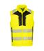 Portwest Mens Softshell Hi-Vis Body Warmer (Yellow/Black) - UTPW700