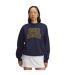 Sweat Varsity Femme Bleu Marine Jaune Or Under Armour-1