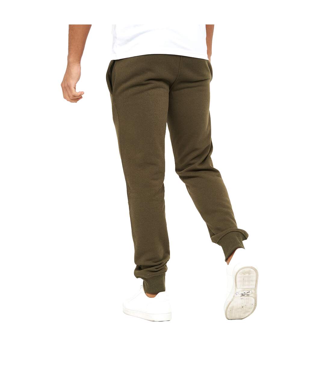 Pantalon de jogging mayview homme vert kaki foncé Crosshatch-3