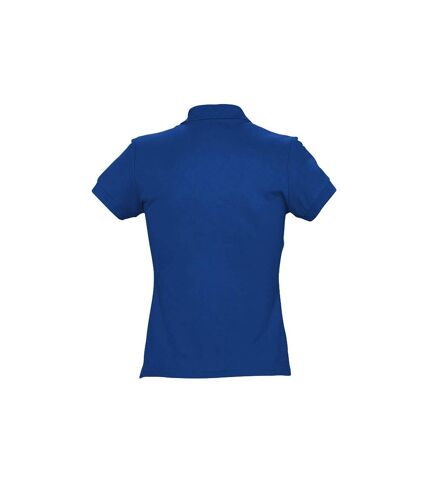 SOLS Womens/Ladies Passion Pique Short Sleeve Polo Shirt (Royal Blue)