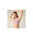 Womens/ladies React Sports Bra Mauve Shadow Dare 2B-1