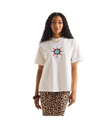 Womens/ladies Morocco Sun T-shirt White Never Fully Dressed