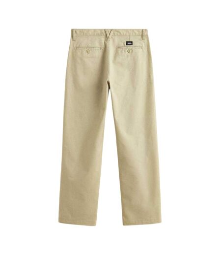 Mens Authentic Durable Straight Chinos Beige Vans