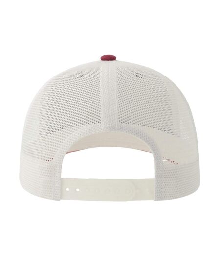 Casquette Trucker Motif/style 6 Panneaux Sonic-s Adulte Bleu Marine Bordeaux Blanc Atlantis Headwear
