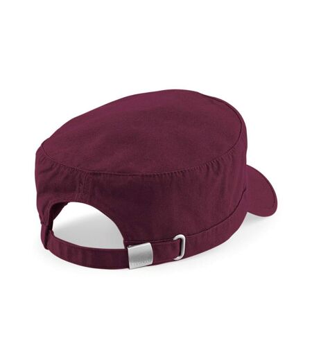 Beechfield Army Cap / Headwear (Pack of 2) (Burgundy) - UTRW6708