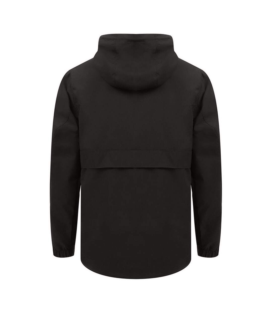 Front Row Mens Pullover Half-zip Jacket (Black)