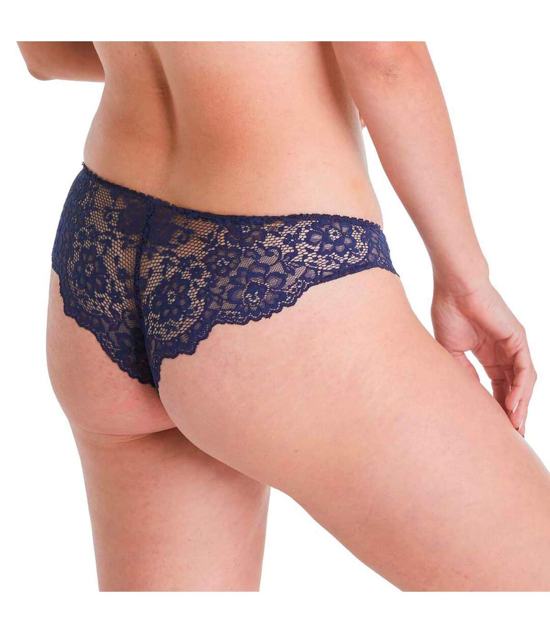 Tanga bleu marine Haute Couture-3