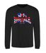 Sweat Motif/style Union Jack Homme Noir Lonsdale-1