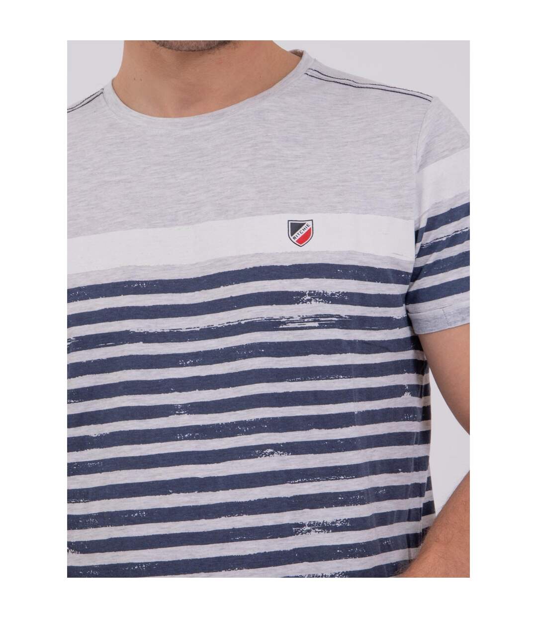 T-shirt manches courtes col rond pur coton NIPERO-3