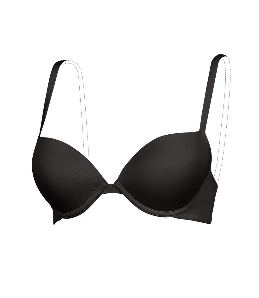 Soutien-gorge push-up gel Bella Lisca noir-2