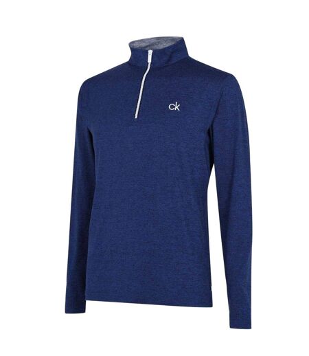 Sweat Golf Albany Homme Bleu Marine Chiné Calvin Klein