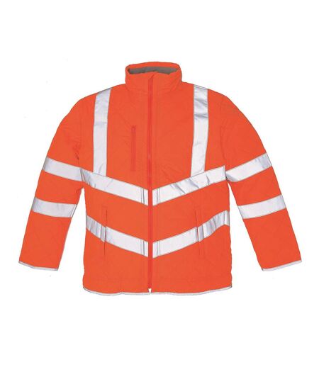 Veste kensington homme orange fluo Yoko